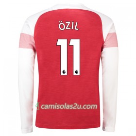 Camisolas de futebol Arsenal Ozil 11 Equipamento Principal 2018/19 Manga Comprida